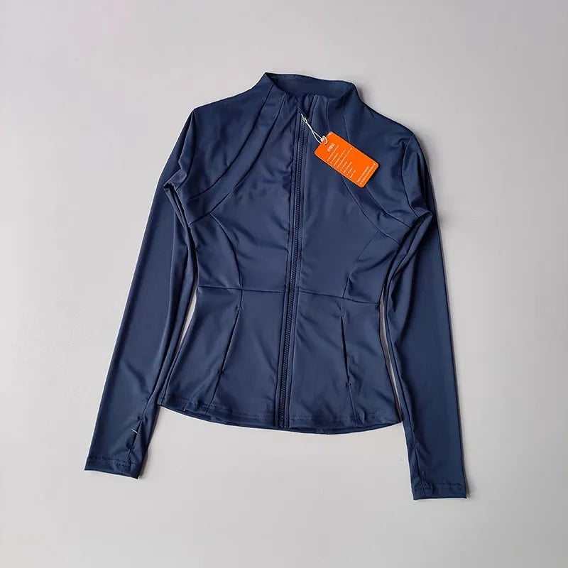 Elevate Your Workout with Our Women's Slim Fit Yoga Jacket - Quick Drying, Breathable, and Stylish for Every Activity