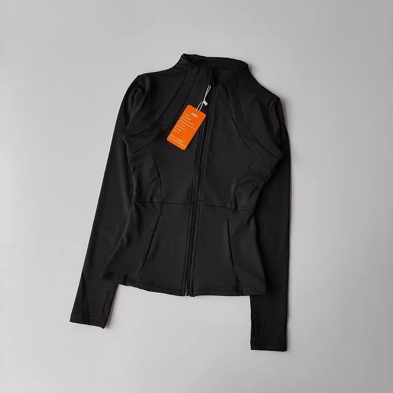 Elevate Your Workout with Our Women's Slim Fit Yoga Jacket - Quick Drying, Breathable, and Stylish for Every Activity
