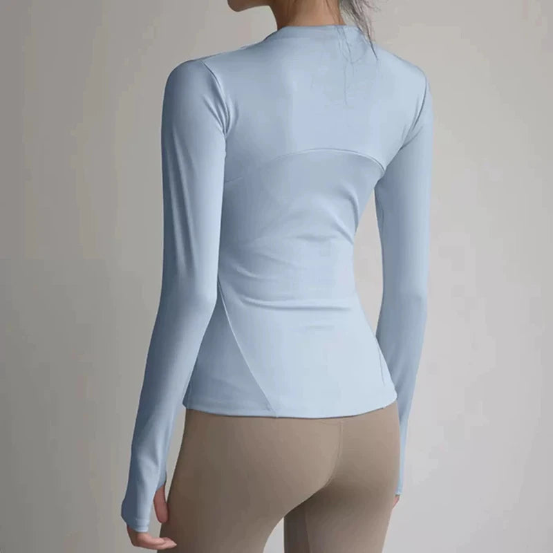 Elevate Your Workout with Our Women's Slim Fit Yoga Jacket - Quick Drying, Breathable, and Stylish for Every Activity