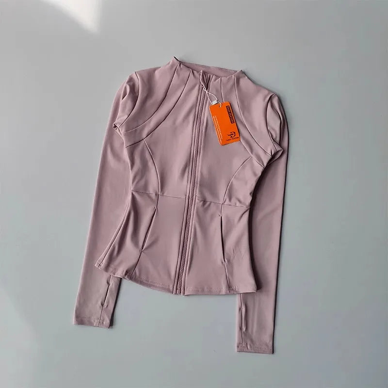 Elevate Your Workout with Our Women's Slim Fit Yoga Jacket - Quick Drying, Breathable, and Stylish for Every Activity
